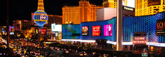 Las Vegas strip at Night